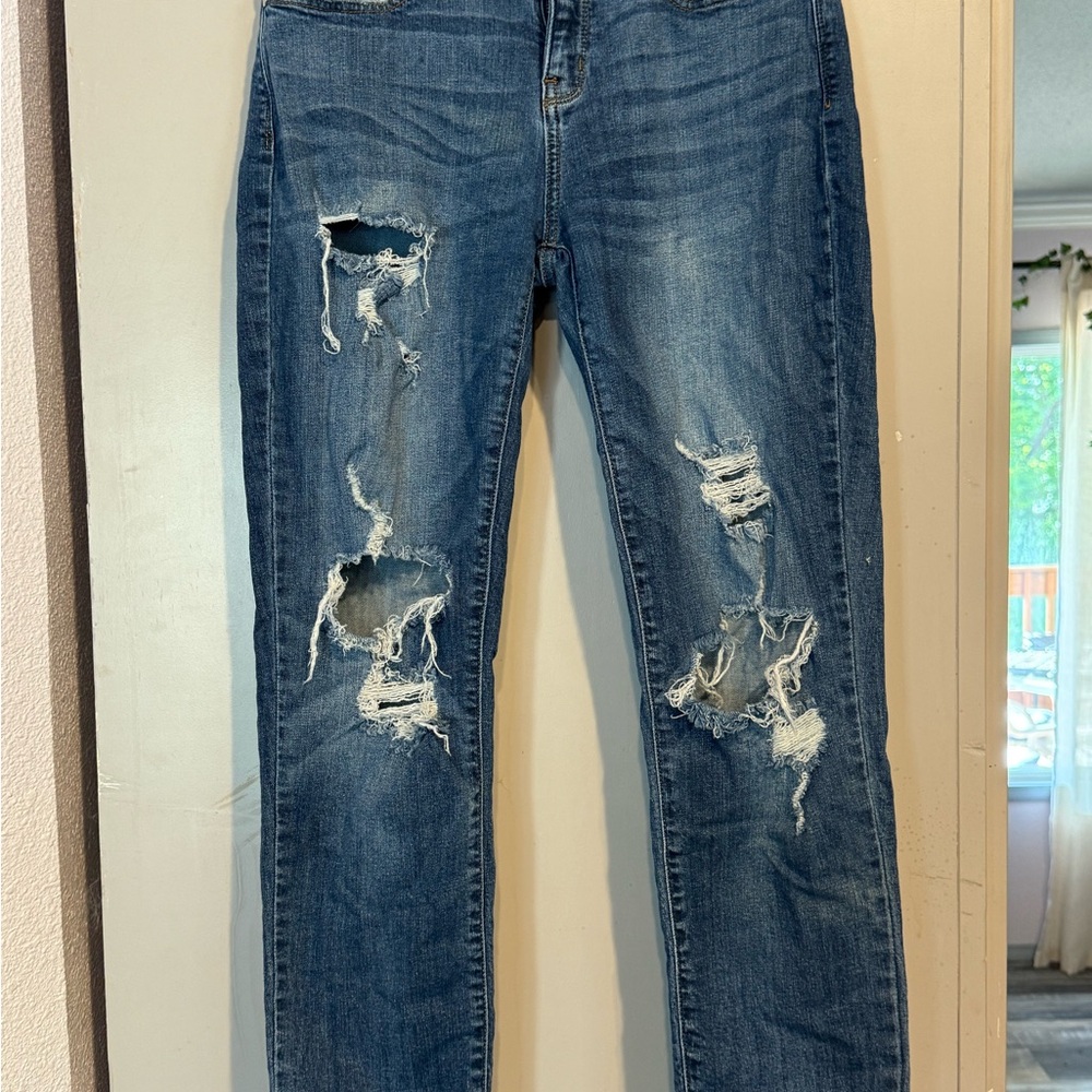 Judy Blue Distressed Blue Jeans